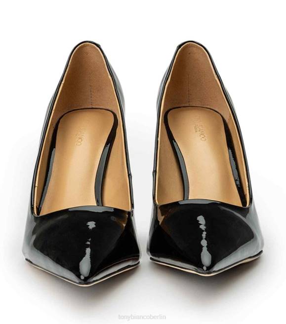 Stöckelschuhe| de Tony Bianco Frauen Kysaia-Absätze schwarzes Lackleder 462497
